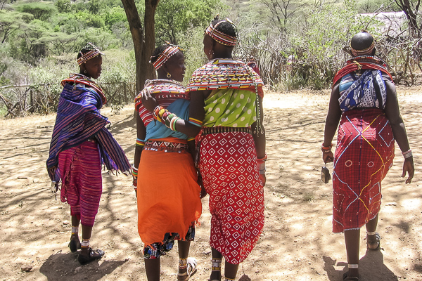 I loved how this image, shot by Karini Agirumbwa, captured the sense of connection and closeness between the workshop women. Just a sweet, candid moment.